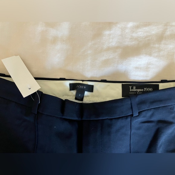 J Crew Tollengno Wool Trousers in Black - Picture 3 of 4